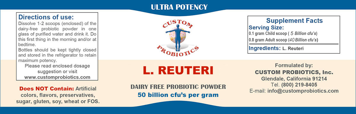 L. Reuteri Custom Probiotics